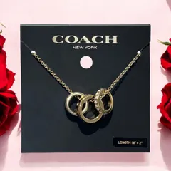 COACH コーチ シグネチャー ロンデル ネックレス