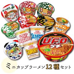 ミニ カップラーメン まとめ買い ミニカップ麺 12種 防災 非常食 備蓄 焼きそば ミニサイズ