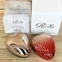 Refa リファ ハートブラシ ヘアブラシ ２コ セット ローズゴールド グラデーションピンク