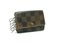 LOUIS VUITTON ルイヴィトン N62630 ダミエ ミュルティクレ6 6連 キーケース 鍵入れ レディース メンズ ブラウン系 DJ5499