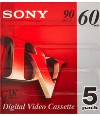 SONY ミニデジタルビデオカセット 5巻パック 5DVM60R3