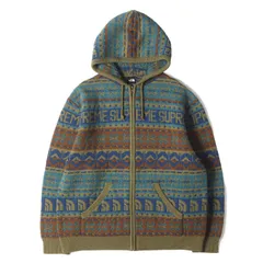 Supreme シュプリーム ニット オリーブ サイズ:XL | 22AW THE NORTH FACE ノルディック柄 ジップ ウールニット セーター (Zip Up Hooded Sweater) | トップス コラボ【メンズ】【中古】【美品】【K4599】 美品】Supreme シュプリーム ニット オリーブ サイズ:XL | 22AW THE