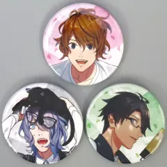 【中古】バッジ・ピンズ [単品] 甘梨イソラ＆建比良ソウスケ＆櫛奈雫トア 缶バッジ3個セット 「Switchソフト 7’scarlet for Nintendo Switch アニメイト限定セット」 同梱特典
