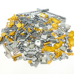 3020　レゴ　金銀パーツ　大量セット　メッキ　クロー厶　ゴールド　シルバー　LEGO　レゴブロック　まとめ売り　詰め合わせ