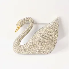 2023年最新】SWAROVSKI ブローチ 白鳥の人気アイテム - メルカリ