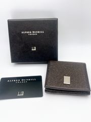 Dunhill/ダンヒル　小銭入れ　コインケース　2つ折りミニサイズ　ブラウン/ブラック　SH301