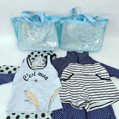 pom ponette ポンポネット 水着 パンツ ナイロンバッグ オーシャンパシフィック ラッシュガード 女の子 サイズS (110)