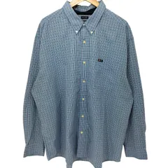 チャップスラルフローレン CHAPS RALPH LAUREN EASY CARE チェック柄 ボタンダウン ロングスリーブシャツ メンズ import：XXL 