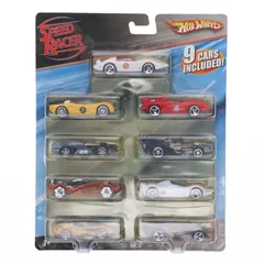Hot Wheels(ホットウィール) 9pack(9台セット) SPEED RACER(マッハGoGoGo) 完成品 ミニカー(M4551-0910) マテル