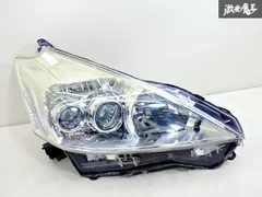 プリウスα 前期　純正LEDヘッドライト　左右セット 40系 プリウスα 前期 純正LED車 LEDイカリング&白LED増設 仕様