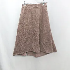◇ ⊇ URBAN RESEARCH Sonny Label 膝下丈 フレア スカート サイズF ブラウン系 レディース E  【1410290029541】