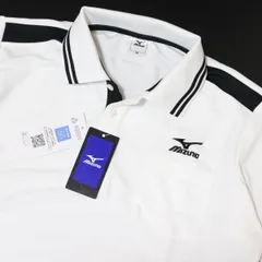 ●送料390円可能商品 ミズノ ゴルフ MIZUNO GOLF 新品 メンズ 吸汗速乾 ドライ 半袖 鹿の子 ポロシャツ 白[K2JAB18101-M]一 三 壱★QWER