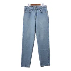 90年代 USA製 Levi's リーバイス 550 デニムパンツ ブルー (メンズ W32 L34) 中古 古着 Q7164