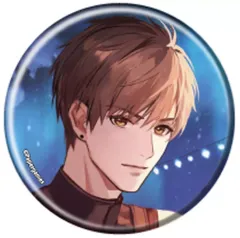 【中古】バッジ・ビンズ ハク(ノーマル/背景ブルー) 「恋とプロデューサー～EVOL×LOVE～ トレーディング缶バッジ(レア入り) 17.公式イラスト」