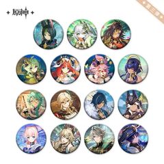 原神・公式　ナヒーダ　ティナリ　コレイ　ニィロウ　カーヴェ　セノ　アルハイゼン　放浪者　白朮　珊瑚宮心海　缶バッジ