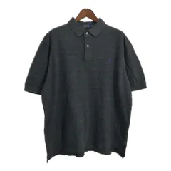 Polo by Ralph Lauren ポロ ラルフローレン ワンポイントロゴ ポロシャツ グレー(メンズ 2XL)中古 古着 T9133