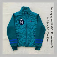 Iecoqsportif  COLLECTION　ルコック スポルティフ　ルコック　ルコック　ジャンパー　アウター　秋物　ジップパーカー　ジャケット　ジッパー　シャカシャカ　キルティング　レディース　M
