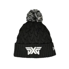 PXG ピーエックスジー ゴルフ x NEW ERA ニューエラ ニット帽 20FW0312NEUS F ブラック