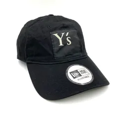 レア/廃番【ニューエラ×ワイズ】限定コラボ スクエア パッチ ロゴ キャップ 黒 ストア限定】 59FIFTY NEW ERA 100周年 マルチロゴ フロント
