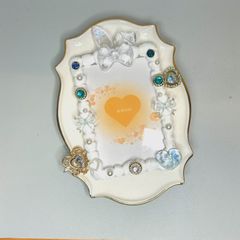 No.２　ホイップデコトレカケース　うさみみ　クリアブルー