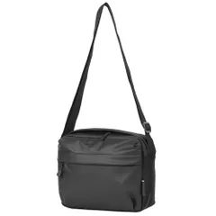 ☆ ブラック ☆ FORECAST コーティングミニショルダーバッグ ショルダーバッグ メンズ 斜め掛けバッグ 斜め掛け 肩掛け バッグ かばん カバン 軽量 軽い ミニショルダーバッグ 通勤 通学 男性 レディース おしゃれ シンプル アウトドア キャンプ