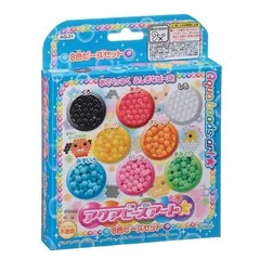 アクアビーズアート☆８色ビーズセット　メール便送料無料