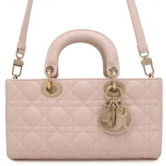 クリスチャン・ディオール ハンドバッグ カナージュ Lady D-Joy ミディアム Christian Dior 3wayショルダーバッグ