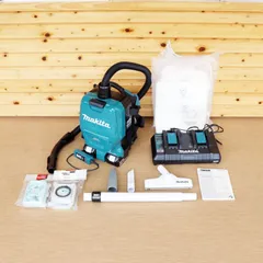 新潟発 マキタ 充電式背負いクリーナー VC260DZ 18Vバッテリー×2 二口充電器 フルセット 数回使用のみ 美品 バキューム 集塵 粉塵 掃除機のサムネイル