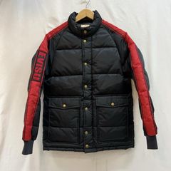 再販なしstudent_apathy ダウンジャケット レザー襟付き - メルカリ 