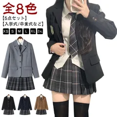入学式 卒業式 スーツ 5点セット 制服 学生服 中学生 女の子 子供服 フォーマルスーツ 高校生 ジャケット チェック スカート 通学 女児 ジュニアスーツ 子供スーツ 小学生 卒業式服 お受験 発#haze155