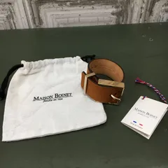 MAISON BOINET あんず様✨美品✨新品未使用　タグ保存袋付き 楽天市場】maison boinet（ベルト・サスペンダー｜バッグ・小物