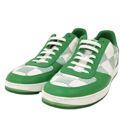 LOUIS VUITTON スニーカー リヴォリライン ダミエ レザー グリーン系 表記サイズ8 1A9ZE0