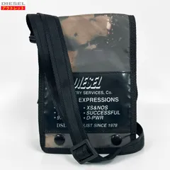 DIESEL ディーゼル 新品・アウトレット！ クロスボディーバッグ X07819 P3890 T7434 ブリーチプリント ワンショルダーバッグ サコッシュ ANKO WL 送料無料