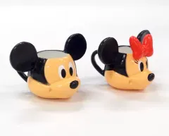 【中古】食玩 トレーディングフィギュア 1.ミッキー＆ミニー フェイスマグ 「ディズニーキャラクター ヴィンテージ 食器コレクション」