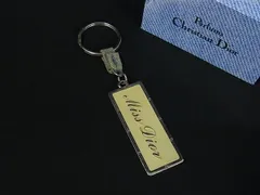 ChristianDior ディオール Miss Dior キーホルダー キーリング チャーム レディース シルバー系×ライトイエロー系 DK5403