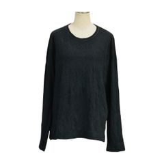 ワイズ ヨウジヤマモト Y's YOHJI YAMAMOTO カットソー 長袖 ブラック サイズ 3 YE-T54-057 レディース F-S4710