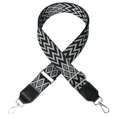 人気 ナスカン レディース ショルダーストラップ コットン本革 バッグ用 長さ140cm 斜めがけ 肩掛け 幅4cm おしゃれ 太め 丈夫 幅広のショルダー紐 ストラップ 単品 ショルダーバッグ ベルト付け替え 女性用 [Ganve] バッグストラップ