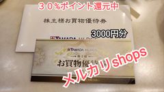 ヤマダ電機　株主優待　3000円分