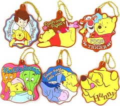 【中古】キーホルダー 全6種セット ラバーチャームコレクション 「一番くじ くまのプーさん HUNNY FUNNY STORY」 G賞