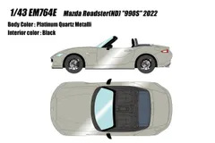 新品 EIDOLON 1/43 マツダ ロードスター (ND) "990S"2022 プラチナクオーツメタリック 完成品ミニカー EM764E [佐川急便]のサムネイル