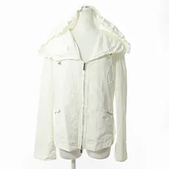 アルマーニ コレツィオーニ ARMANI COLLEZIONI ジップジャケット ブルゾン ドロスト フーディ 44 M オフ白 国内正規品 /ZK 0806 ■GY26のサムネイル