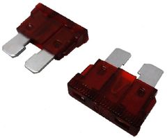 平型ヒューズ　19mm×19mm　12V　10A　平型ヒューズ　5個入　＜con-220＞