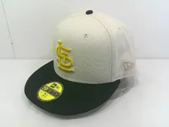 s25g-a438x【中古】New Era ﾆｭｰｴﾗ　59FIFTY　Two Tone Stone  ｾﾝﾄﾙｲｽ　ｶｰｼﾞﾅﾙｽ　ｽﾄｰﾝ　MLB　7　3/4ｻｲｽﾞ　61.5cm　ﾍﾞｰｽﾎﾞｰﾙｷｬｯﾌﾟ