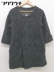 ◇ JOURNAL STANDARD ジャーナルスタンダード 長袖 ノーカラー コート ダークグレー レディース  【1109070001456】