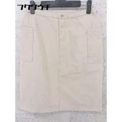 ◇ BEAMS ビームス 膝丈 スカート 1 ベージュ * 1002798844032 【中古】 【1002798844032】のサムネイル