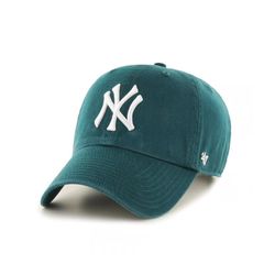 【新品・未使用】'47 6PANEL CAP (Yankees CLEAN UP) P.GREEN フォーティーセブン 6パネルキャップ (ヤンキース クリーンアップ) パシフィックグリーン