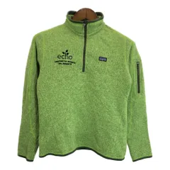 patagonia パタゴニア ベターセーター フリースジャケット アウトドア ワンポイントロゴ ライトグリーン (レディース M) 中古 古着 R7627