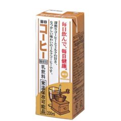 毎日牛乳　毎日コーヒー　200ml× 24本入　紙パック〔コーヒー coffee milk 乳飲料〕