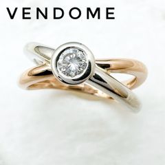 Vendome 星型 ダイヤモンド リング K18WG 9号 総重量4.4g - メルカリ