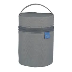 新品 象印 スープジャーポーチ Sサイズ(250400ml用) 【持ち運びに便利】 保温力UP カトラリーポケット付き 本体丸洗いOK お弁当ポーチ クラウドグレー SW-PC01-HM